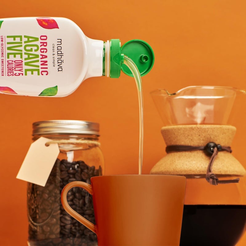 Madhava Organic Agave Five Low-Glycemic Sweetener - Image 4